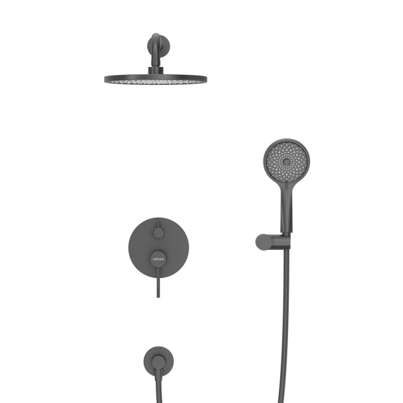 RELAX-DSET-IN Душевой комплект встраиваемый (смеситель встраиваемый, верхний душ, ручной душ со шлангом, штуцер с держателем), сатин RELAX-DSET-IN Душевой комплект встраиваемый (смеситель встраиваемый, верхний душ, ручной душ со шлангом, штуцер с держателем), сатин