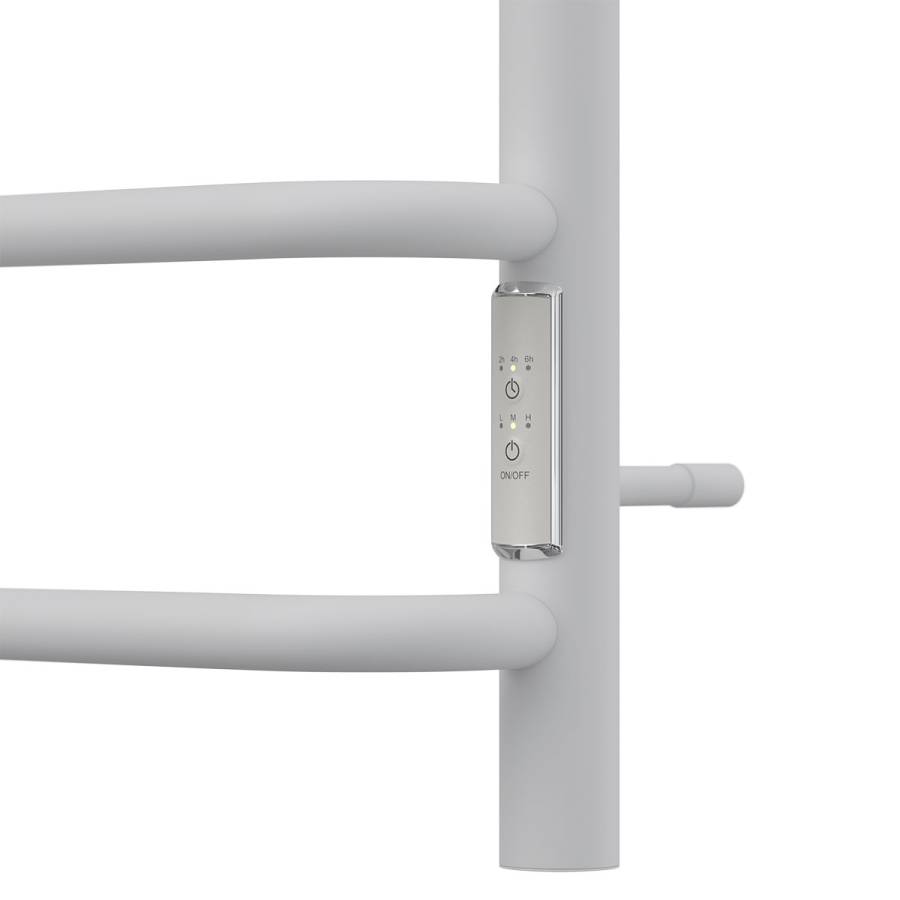 Полотенцесушитель электрический Point Сатурн PN90858W П8 500x800 диммер справа, белый Полотенцесушитель электрический Point Сатурн PN90858W П8 500x800 диммер справа, белый