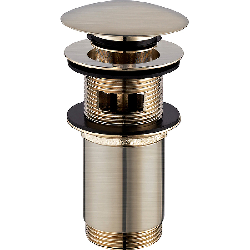 Пробка "click-clack" к сифону для умывальника A706GLB (брашированное золото) Пробка "click-clack" к сифону для умывальника A706GLB (брашированное золото)