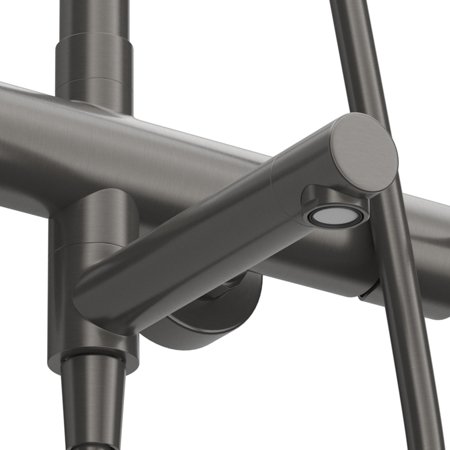 RELAX-CVD-NOP Душевая стойка со смесителем и изливом, черный матовый RELAX-CVD-NOP Душевая стойка со смесителем и изливом, черный матовый