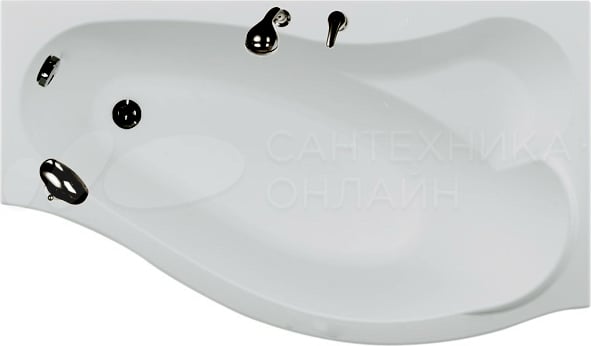 Акриловая ванна Aquanet Palma 170x90/60 R (с каркасом) Акриловая ванна Aquanet Palma 170x90/60 R (с каркасом)