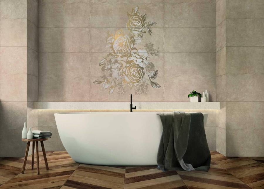 Керамогранит Treverksoul Neutral Chevron M0ML 11х54 Керамогранит Treverksoul Neutral Chevron M0ML 11х54