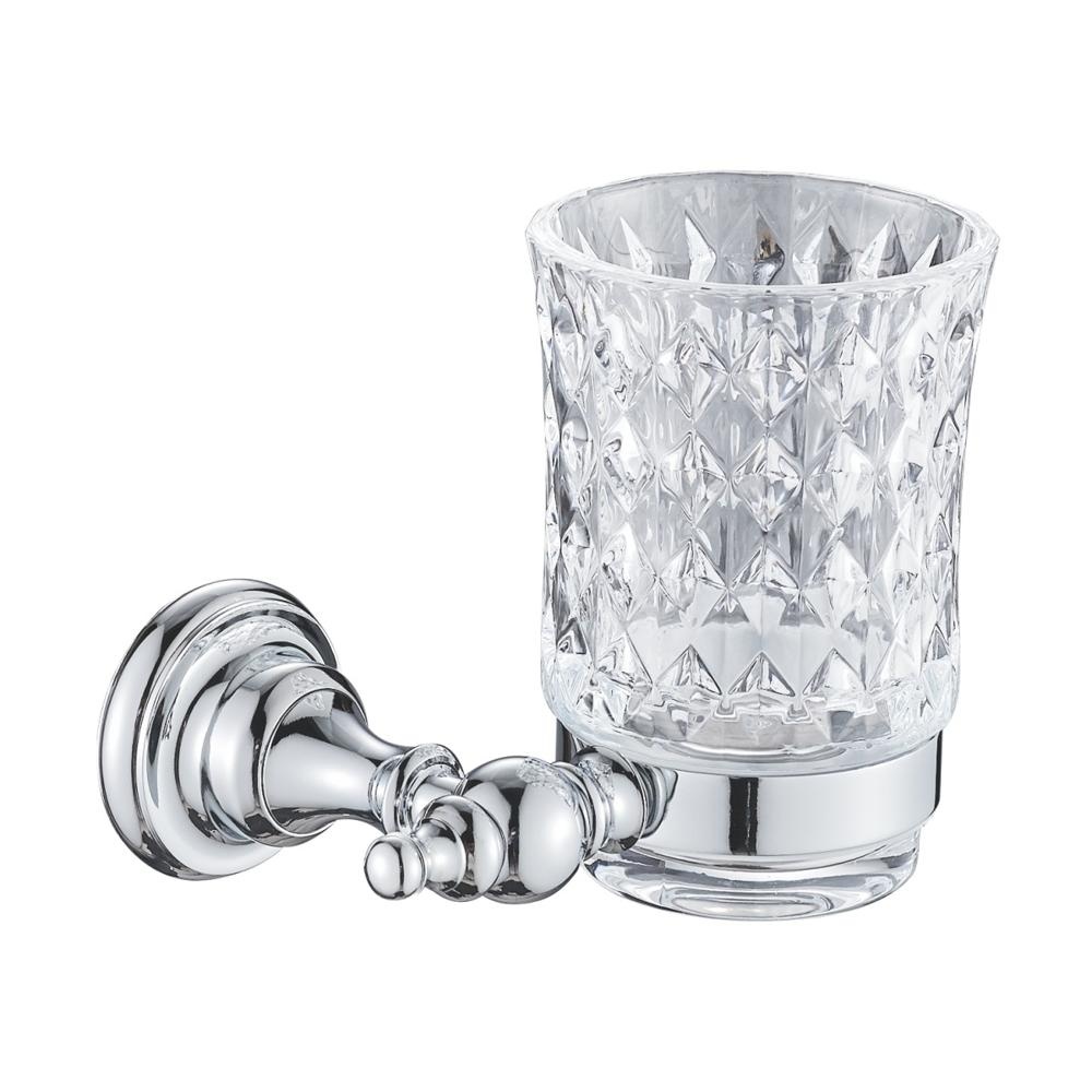Стакан стекл с держателем, RG1112 Rose, Хром Стакан стекл с держателем, RG1112 Rose, Хром