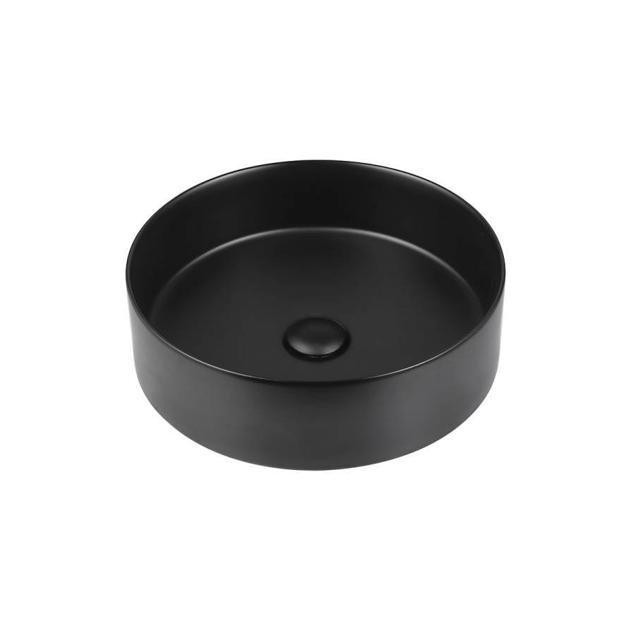 Раковина керамическая Vincea VBS-216MB, 400*400*120, накладная, цвет матовый черный Раковина керамическая Vincea VBS-216MB, 400*400*120, накладная, цвет матовый черный