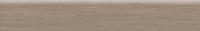 Плинтус Альберони коричневый светлый матовый обрезной 60x9,5x0,9