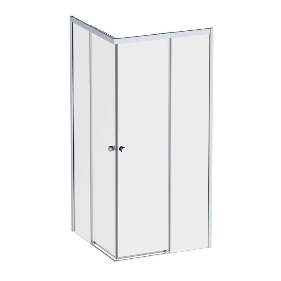 W94G-403-9090-МТ Душевое ограждение X-Joy Square Slide 90х90, мат Хром, прозрачное W94G-403-9090-МТ Душевое ограждение X-Joy Square Slide 90х90, мат Хром, прозрачное