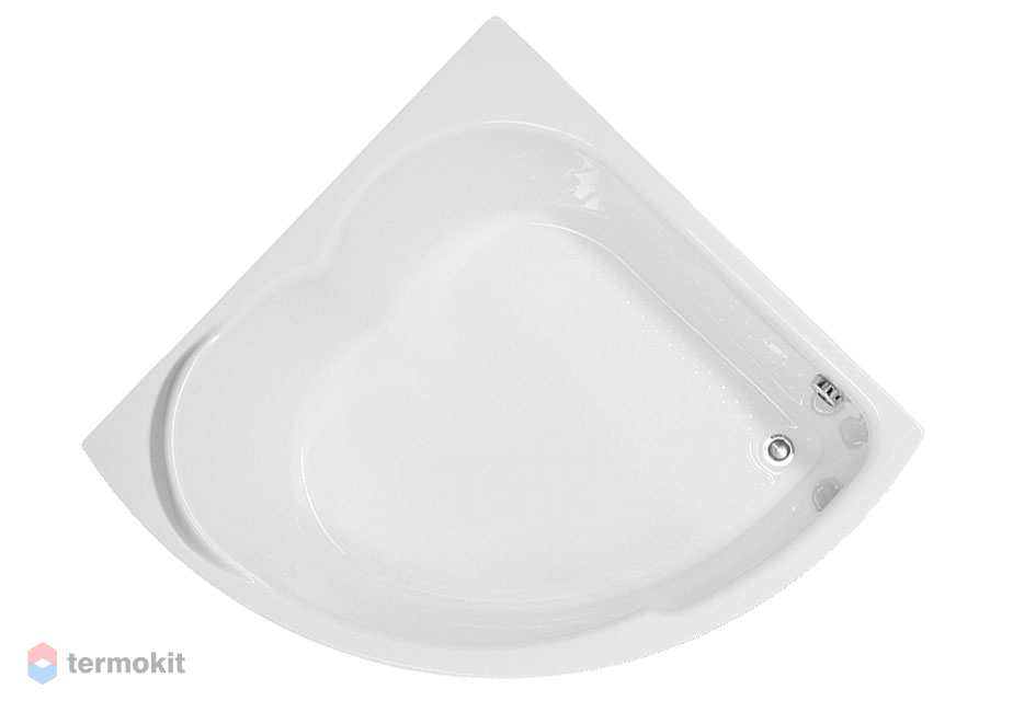 Акриловая ванна Aquanet Fregate 120х120 205488 на каркасе Акриловая ванна Aquanet Fregate 120х120 205488 на каркасе