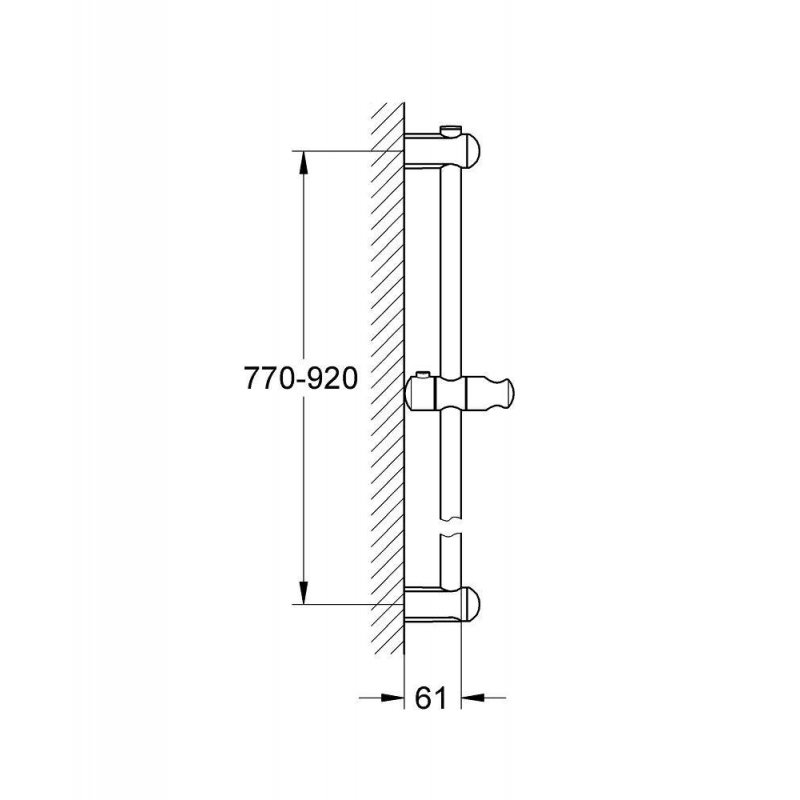 Душевая штанга Grohe Euphoria 27500000 хром Душевая штанга Grohe Euphoria 27500000 хром