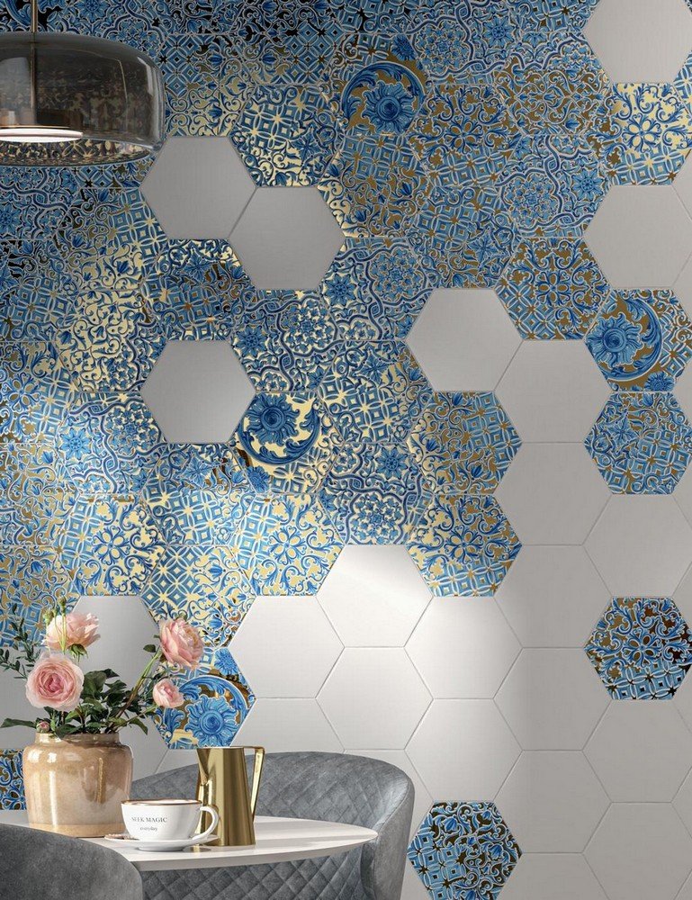 Декор VT\A431\24000 Талья Золотой/металл (23см*20см*6,9мм) (26шт/1,19м2) Орнамент 5, шт Декор VT\A431\24000 Талья Золотой/металл (23см*20см*6,9мм) (26шт/1,19м2) Орнамент 5, шт