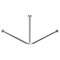 Угловой карниз для душа, разборный, 900 × 900 мм