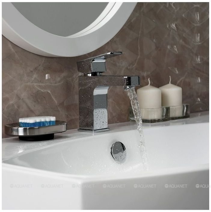 Смеситель для раковины Aquanet Cubic SD90443-2 Смеситель для раковины Aquanet Cubic SD90443-2
