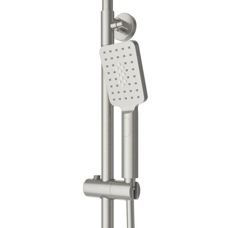 SLIDER-CD-GM Душевая стойка со смесителем, оружейная сталь SLIDER-CD-GM Душевая стойка со смесителем, оружейная сталь