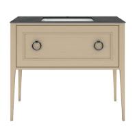 Тумба PLAZA Classic напольная с ящиком 100, капучино матовая PL.C.100.1\CAP Тумба PLAZA Classic напольная с ящиком 100, капучино матовая PL.C.100.1\CAP