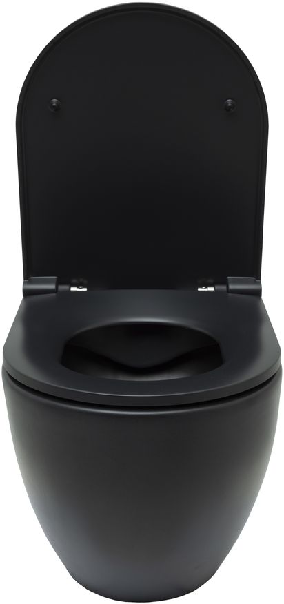 Чаша подвесного унитаза Allen Brau Reality 4.32006.31 черный матовый Чаша подвесного унитаза Allen Brau Reality 4.32006.31 черный матовый