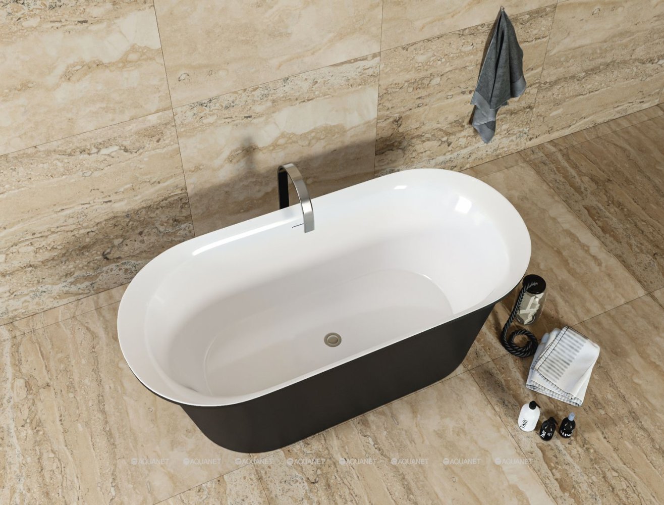 Акриловая ванна Aquanet Family Smart 170x78 88778 Gloss Finish черный глянец Акриловая ванна Aquanet Family Smart 170x78 88778 Gloss Finish черный глянец