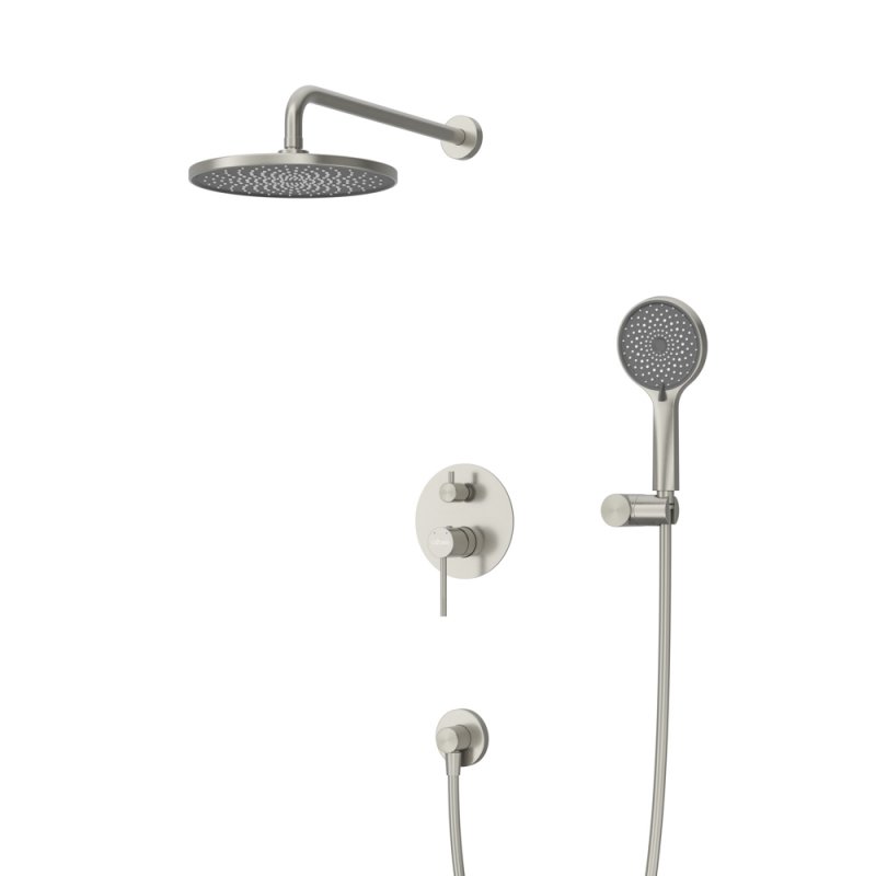 RELAX-DSET-IN Душевой комплект встраиваемый (смеситель встраиваемый, верхний душ, ручной душ со шлангом, штуцер с держателем), сатин RELAX-DSET-IN Душевой комплект встраиваемый (смеситель встраиваемый, верхний душ, ручной душ со шлангом, штуцер с держателем), сатин