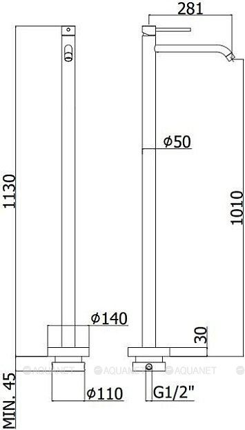 Смеситель для раковины Paffoni Light LIG031CR Смеситель для раковины Paffoni Light LIG031CR