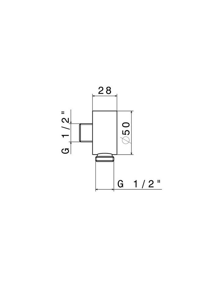 Монтажная часть OLE для душевого гарнитура, матовый черный Монтажная часть OLE для душевого гарнитура, матовый черный