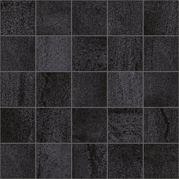 Metallica Декор мозаичный чёрный MM34034 25х25 Metallica Декор мозаичный чёрный MM34034 25х25
