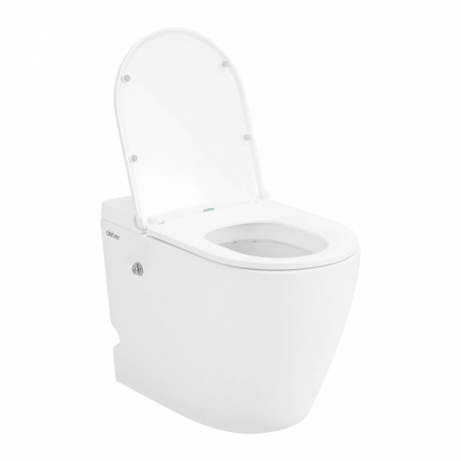 Приставной унитаз Abber Bequem AC1115P импульсный с микролифтом Приставной унитаз Abber Bequem AC1115P импульсный с микролифтом