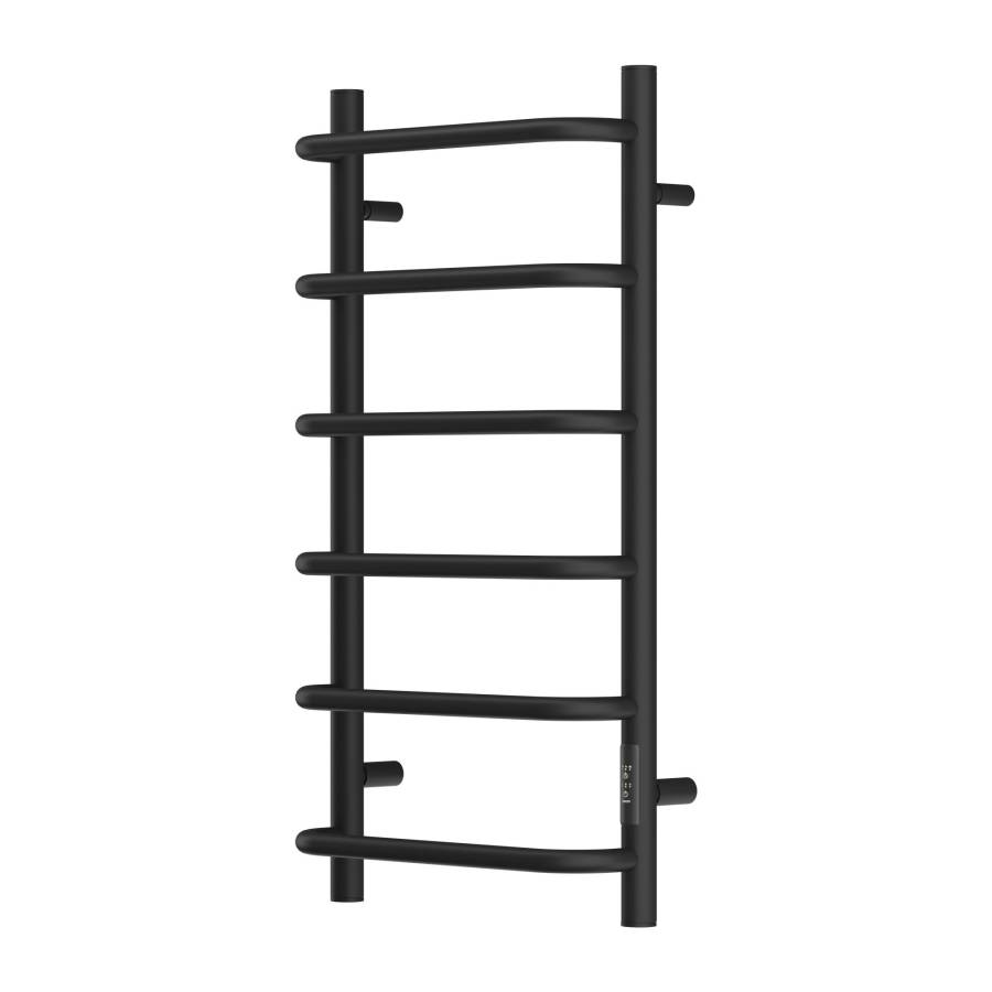 Полотенцесушитель электрический Point Ника PN08848B П6 400x800 диммер справа, черный Полотенцесушитель электрический Point Ника PN08848B П6 400x800 диммер справа, черный