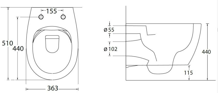Чаша подвесного унитаза Allen Brau Fantasy 4.11004.MT мятный Чаша подвесного унитаза Allen Brau Fantasy 4.11004.MT мятный