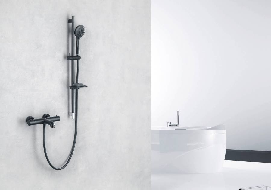 Душевой гарнитур 3jet 73см AQUATEK, матовый черный AQ2011MB  Душевой гарнитур 3jet 73см AQUATEK, матовый черный AQ2011MB