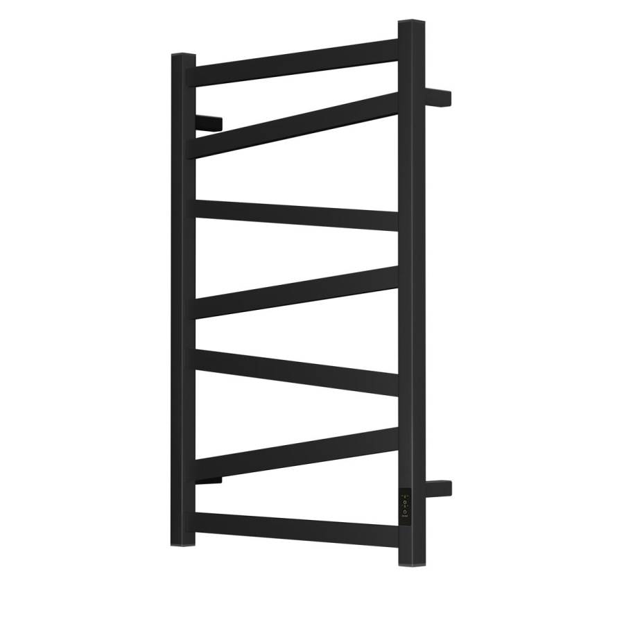 Полотенцесушитель электрический Point Феникс PN15858B П7 500x800, диммер справа, черный Полотенцесушитель электрический Point Феникс PN15858B П7 500x800, диммер справа, черный