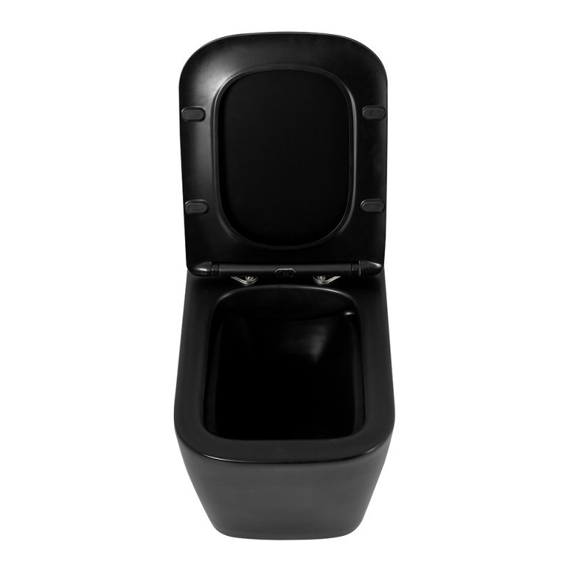 ARDENTE-C Унитаз подвесной безободковый с креплением, черный матовый, BB3202CHR-MB ARDENTE-C Унитаз подвесной безободковый с креплением, черный матовый, BB3202CHR-MB