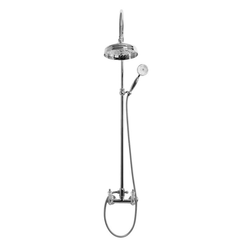 DIAMOND-CD-02-Sw Душевая стойка со смесителем Исполнение: Бронза, Ручки: Swarovski  DIAMOND-CD-02-Sw Душевая стойка со смесителем Исполнение: Бронза, Ручки: Swarovski