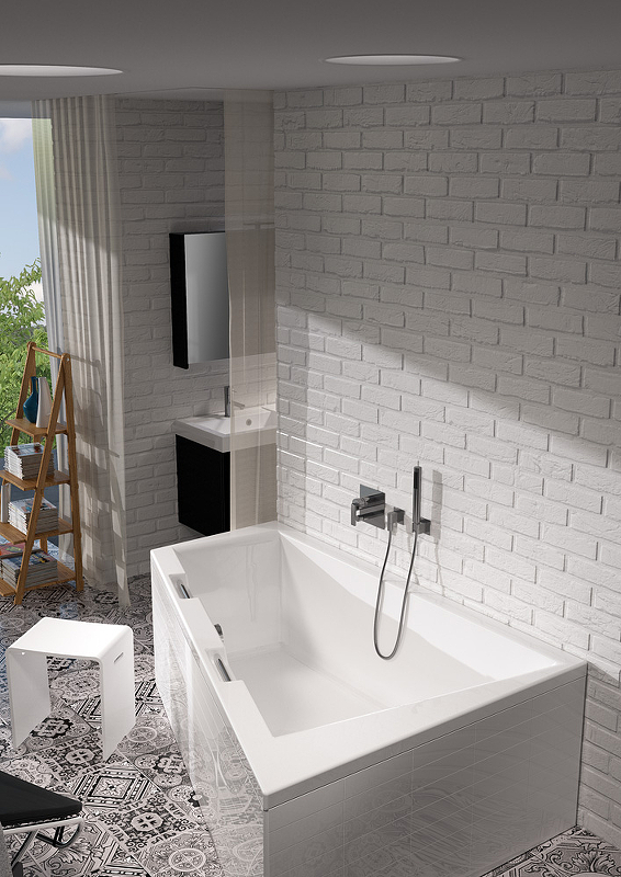 Акриловая ванна DOPPIO L Акриловая ванна DOPPIO L