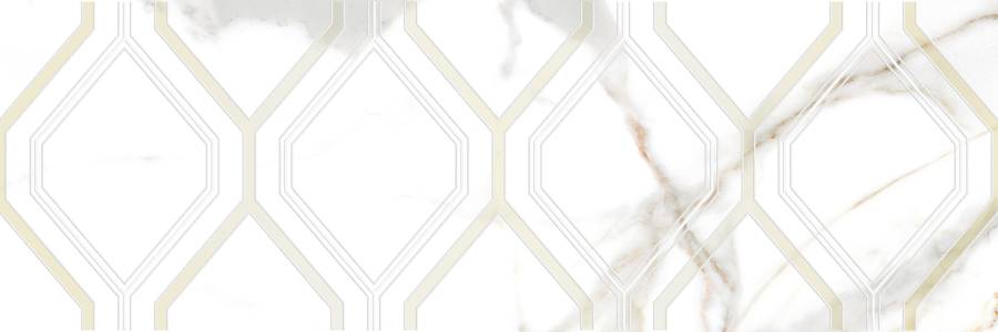 Декор Beryl белый 25х75,шт Декор Beryl белый 25х75,шт