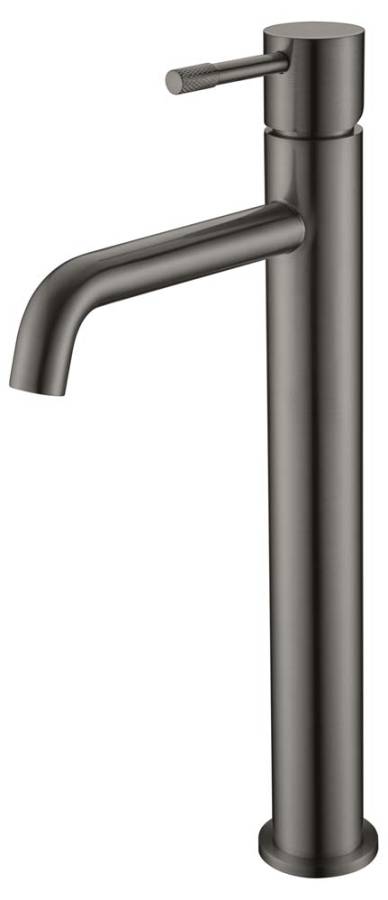 Смеситель для умывальника высокий, Uno. Gun Metall Смеситель для умывальника высокий, Uno. Gun Metall