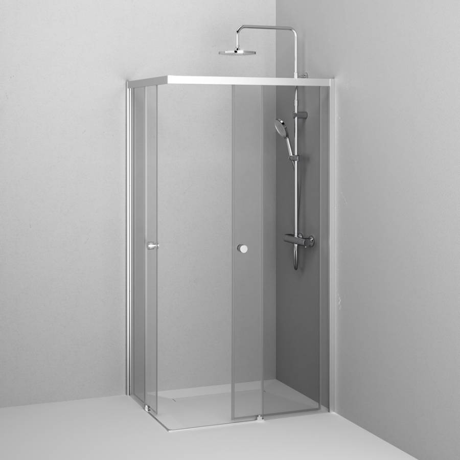W94G-403-10080-MТ Душевое ограждение X-Joy Square Slide 100х80, мат Хром, прозрачное W94G-403-10080-MТ Душевое ограждение X-Joy Square Slide 100х80, мат Хром, прозрачное