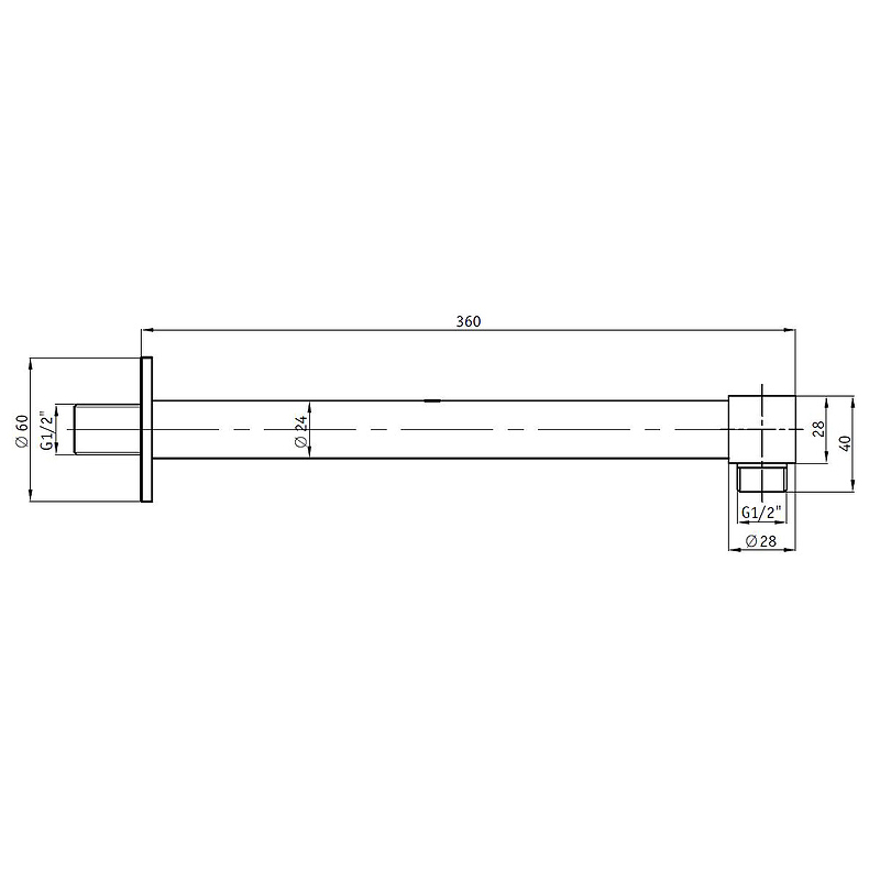 Держатель верхнего душа пристенный RGW SP-121B, RGW 21140421-04 Держатель верхнего душа пристенный RGW SP-121B, RGW 21140421-04