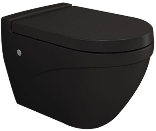 Чаша унитаза подвесного Bocchi Taormina Arch 1012-004-0129 черная матовая Чаша унитаза подвесного Bocchi Taormina Arch 1012-004-0129 черная матовая