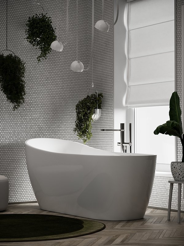 Ванна Perla акриловая отдельностоящая, арт. FB06 Ванна Perla акриловая отдельностоящая, арт. FB06