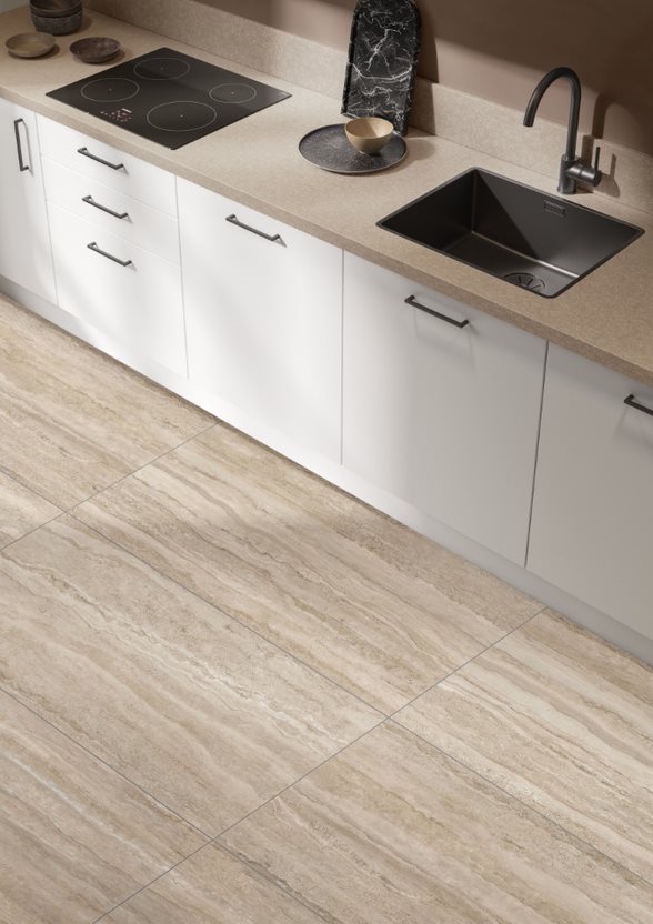 Керамогранит CityStone Травертин Линейный Матовый R10A 7Рек 60х60 Керамогранит CityStone Травертин Линейный Матовый R10A 7Рек 60х60