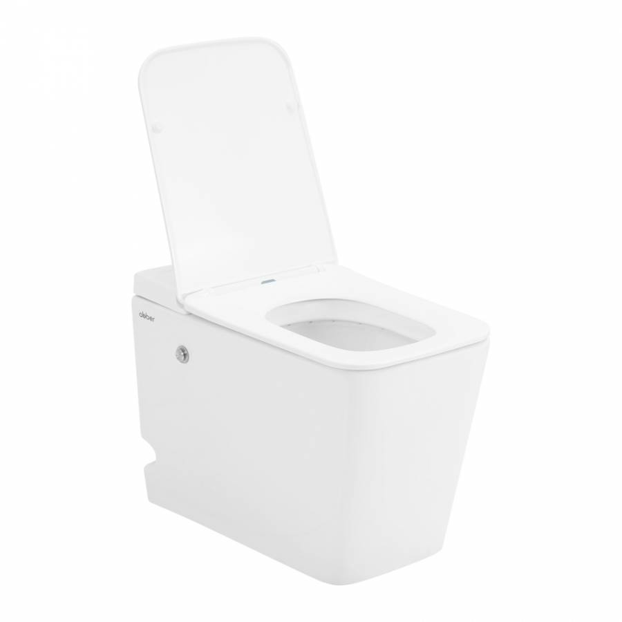 Приставной унитаз Abber Rechteck AC1213P импульсный с микролифтом Приставной унитаз Abber Rechteck AC1213P импульсный с микролифтом