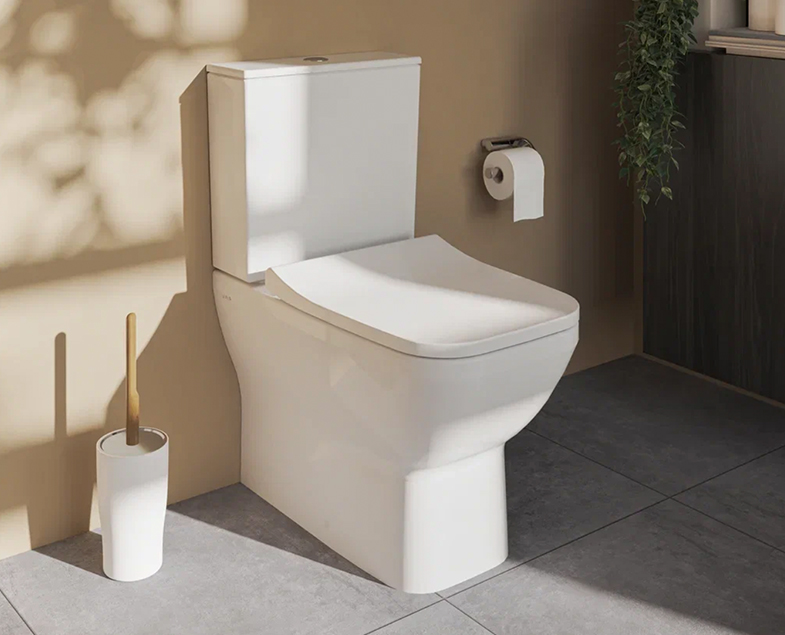 Комплект напольного безободкового унитаза Integra Square Back to Wall, тонкое сиденье микролифт, механизм 3/6 л Комплект напольного безободкового унитаза Integra Square Back to Wall, тонкое сиденье микролифт, механизм 3/6 л