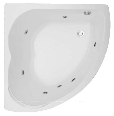 Акриловая ванна Aquanet Fregate 120х120 203935 Акриловая ванна Aquanet Fregate 120х120 203935