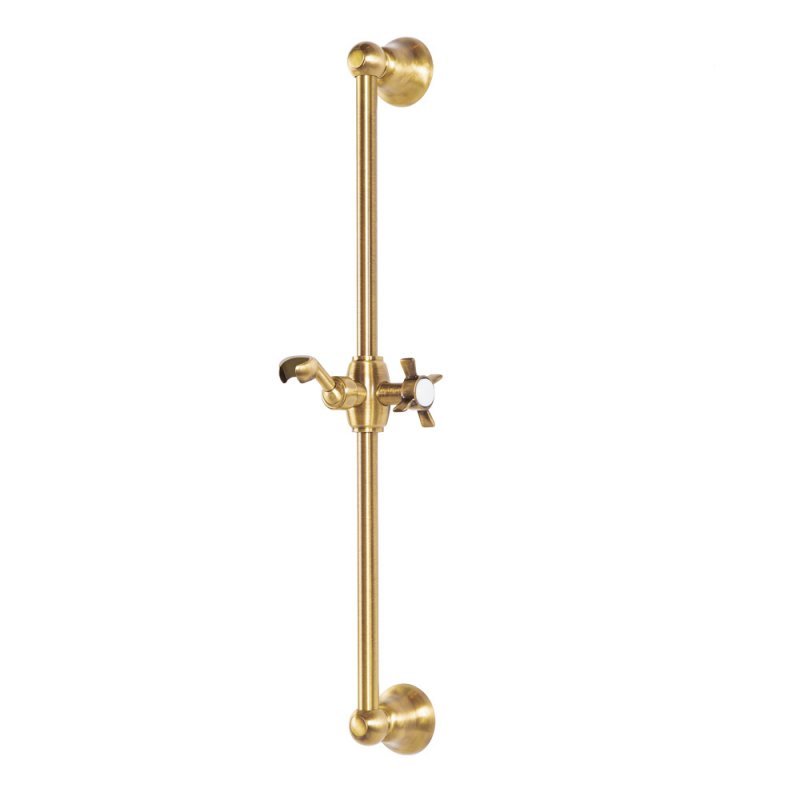 CZR-U-S-01-Bi Душевая штанга для ручного душа, ручка белая, исполнение хром CZR-U-S-01-Bi Душевая штанга для ручного душа, ручка белая, исполнение хром