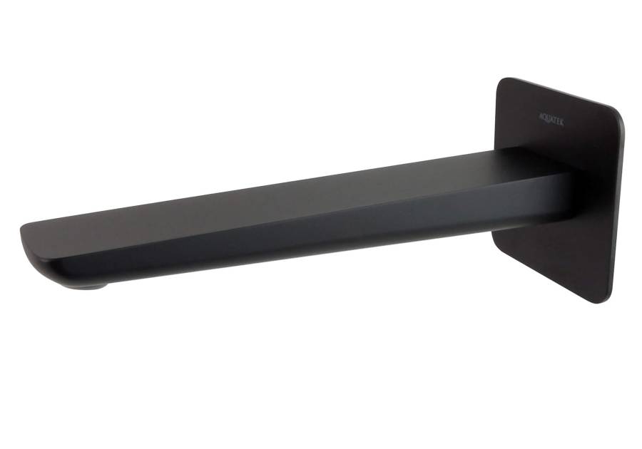 Излив для ванны 190 мм AQUATEK, матовый черный AQ1041MB ВЕГА  Излив для ванны 190 мм AQUATEK, матовый черный AQ1041MB ВЕГА