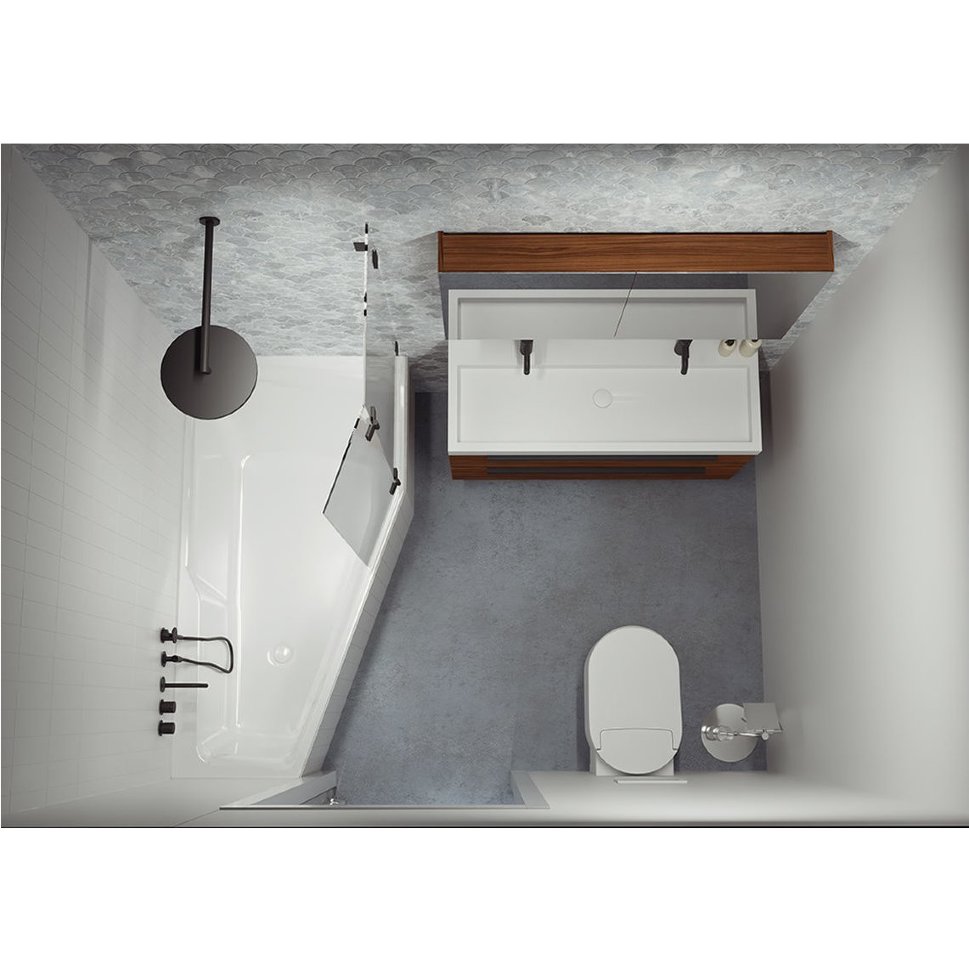 Акриловая ванна Riho Rething Space 160x75 R Акриловая ванна Riho Rething Space 160x75 R