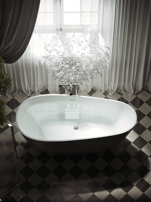 Ванна Avocado акриловая отдельностоящая, белый, Размер 1700*800*600мм, арт. FB18 Ванна Avocado акриловая отдельностоящая, белый, Размер 1700*800*600мм, арт. FB18