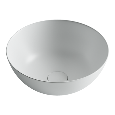 Умывальник чаша накладная круглая (цвет Белый Матовый) Element 358*358*155мм Умывальник чаша накладная круглая (цвет Белый Матовый) Element 358*358*155мм
