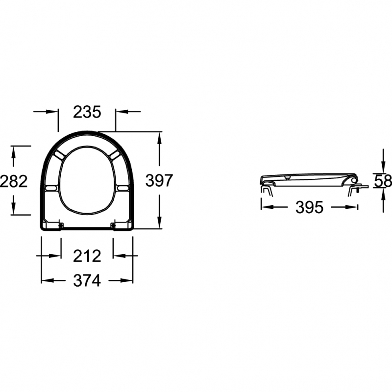 Крышка-сиденье ODEON UP с микролифтом (бел), E70011-00, шт Крышка-сиденье ODEON UP с микролифтом (бел), E70011-00, шт