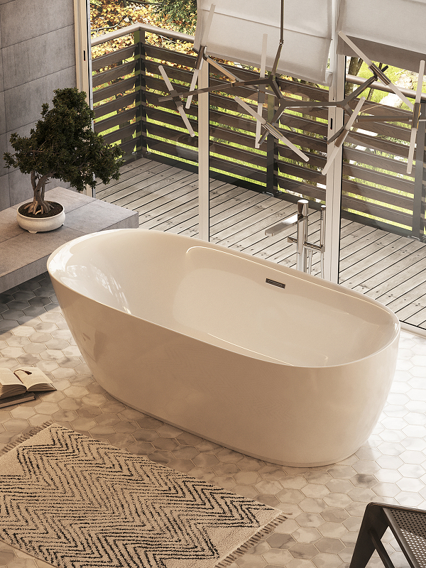 Ванна Single акриловая отдельностоящая, арт. FB07 Ванна Single акриловая отдельностоящая, арт. FB07