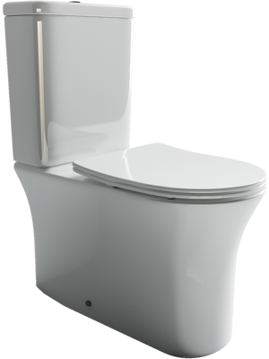 Напольная пристенная чаша унитаза STAR Rimless