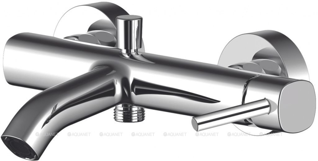 Смеситель для ванны с душем Aquanet Minima AF130-20C Смеситель для ванны с душем Aquanet Minima AF130-20C